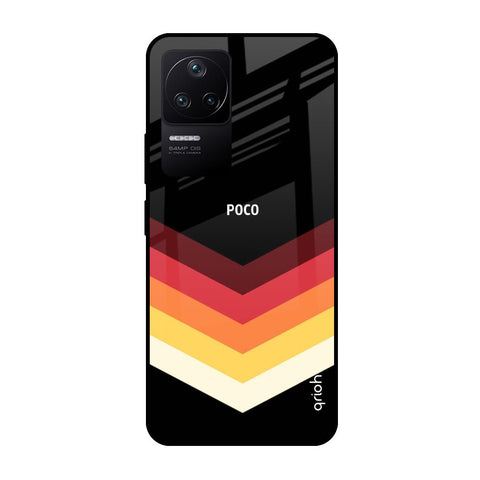 Abstract Arrow Pattern Poco F4 5G Glass Cases & Covers Online