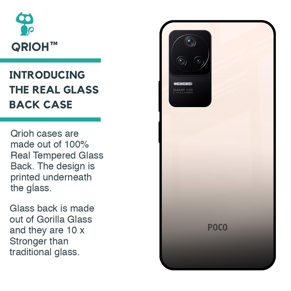 Dove Gradient Glass Case for Poco F4 5G