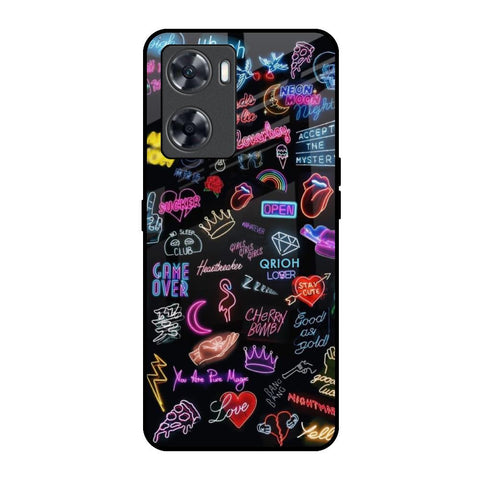 Accept The Mystery Oppo A57 4G Glass Back Cover Online