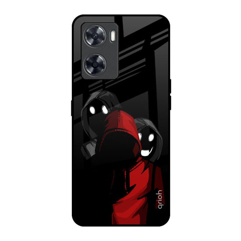 Shadow Character Oppo A57 4G Glass Back Cover Online