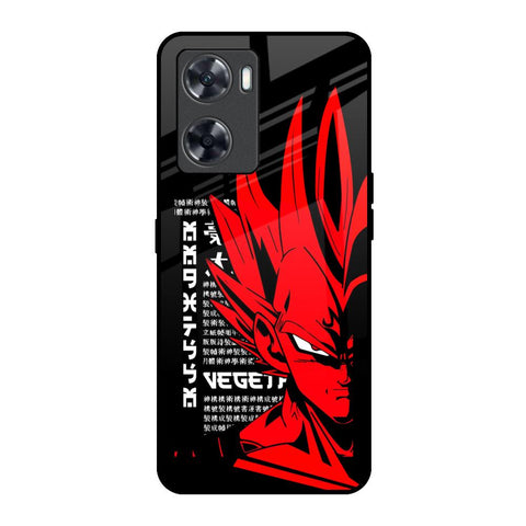 Red Vegeta Oppo A57 4G Glass Back Cover Online