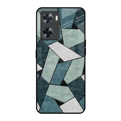 Abstact Tiles Oppo A57 4G Glass Back Cover Online