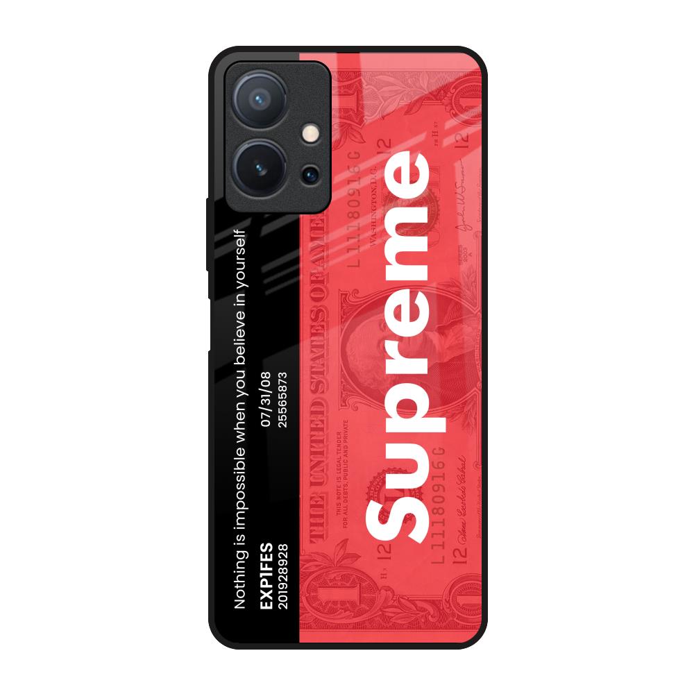 Supreme Ticket Vivo T1 5G Glass Back Cover Online