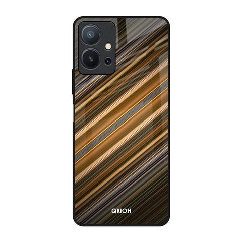 Diagonal Slash Pattern Vivo T1 5G Glass Back Cover Online