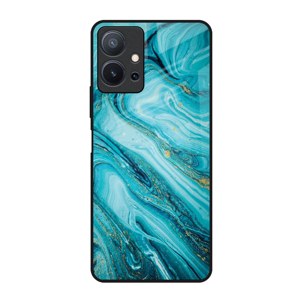Ocean Marble Vivo T1 5G Glass Back Cover Online