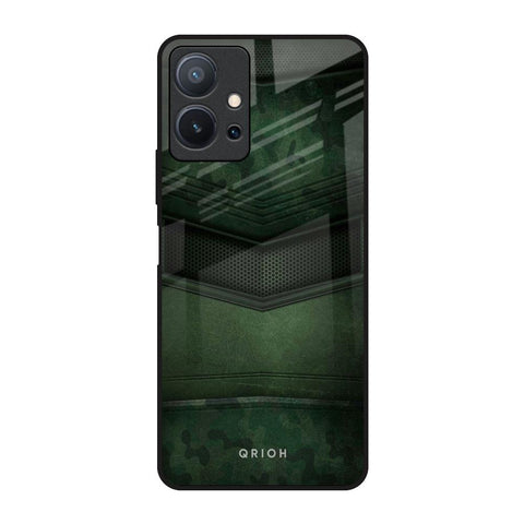 Green Leather Vivo T1 5G Glass Back Cover Online