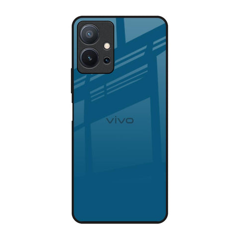 Cobalt Blue Vivo T1 5G Glass Back Cover Online