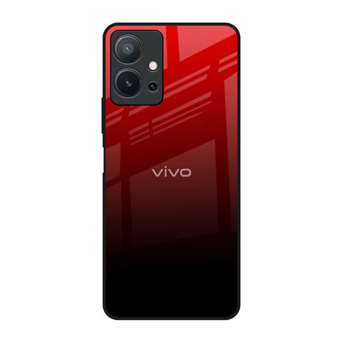 Maroon Faded Vivo T1 5G Glass Back Cover Online