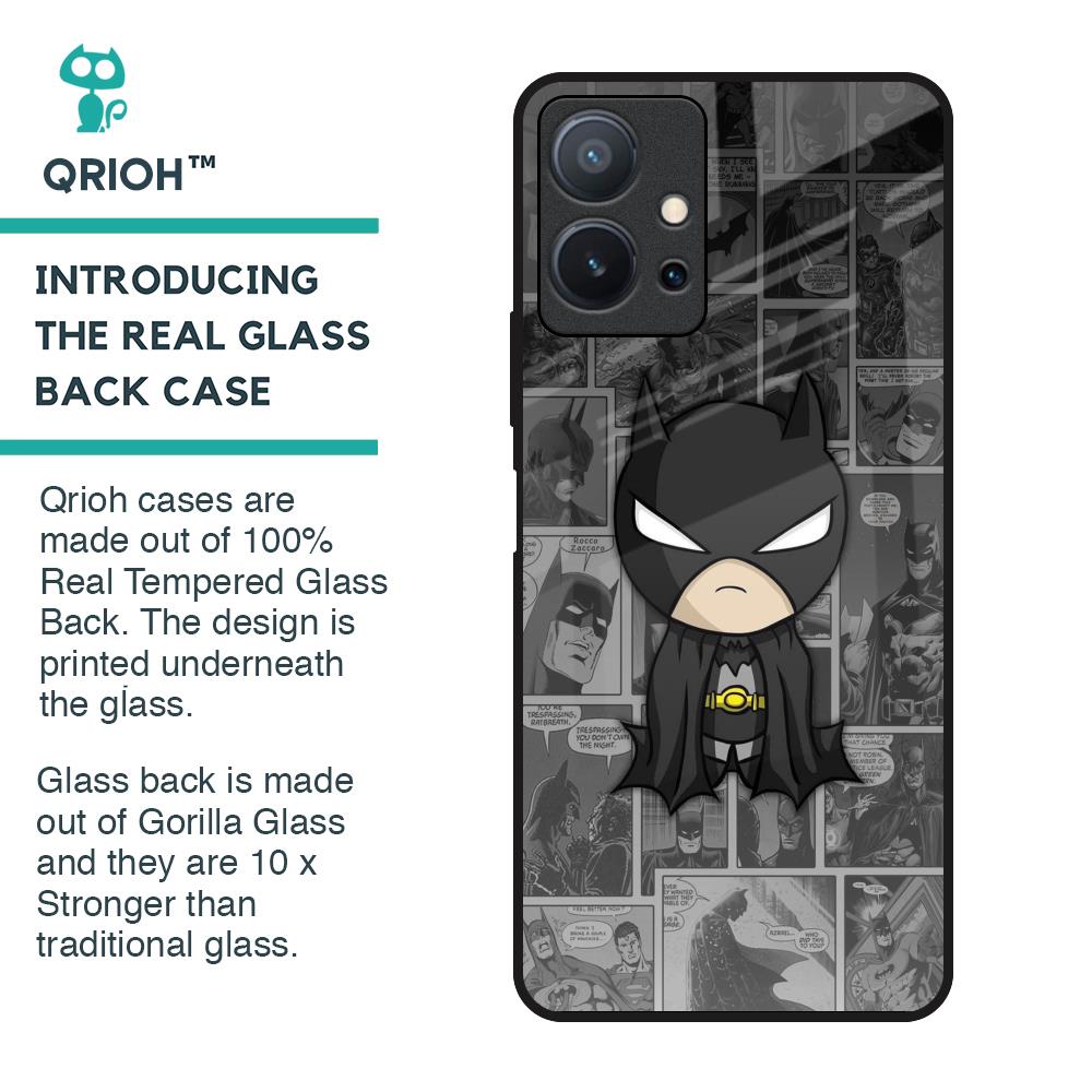 Cartoon Art Glass Case for Vivo T1 5G
