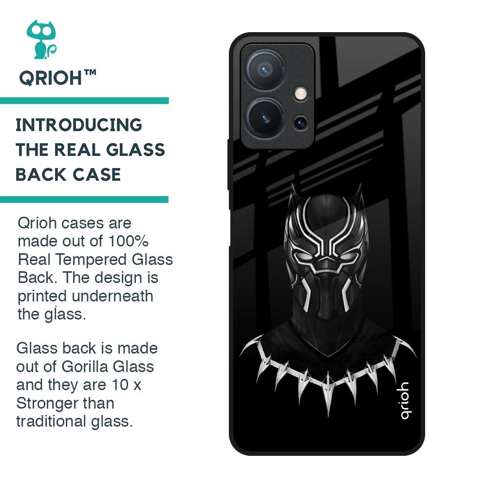 Dark Superhero Glass Case for Vivo T1 5G