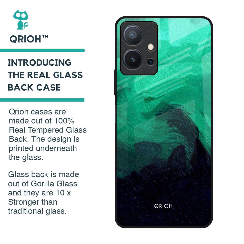 Scarlet Amber Glass Case for Vivo T1 5G