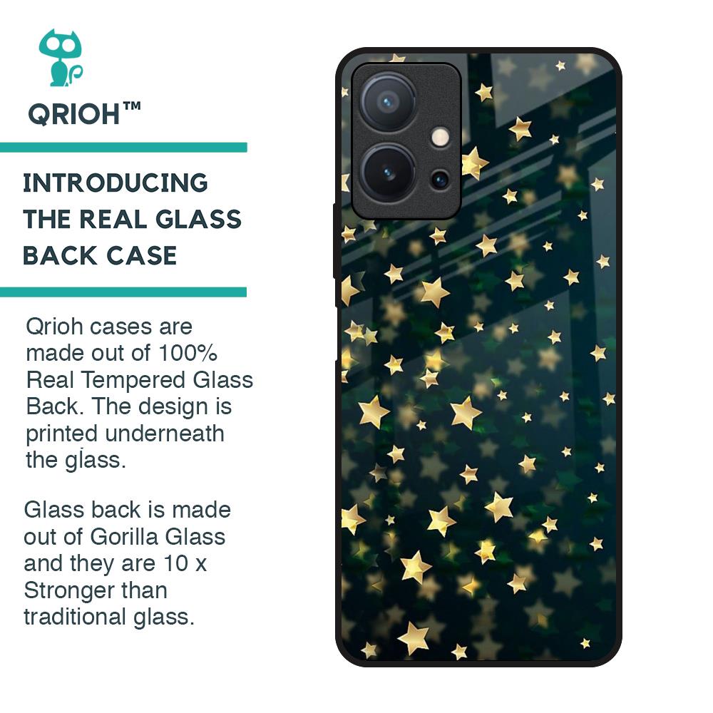 Dazzling Stars Glass Case For Vivo T1 5G