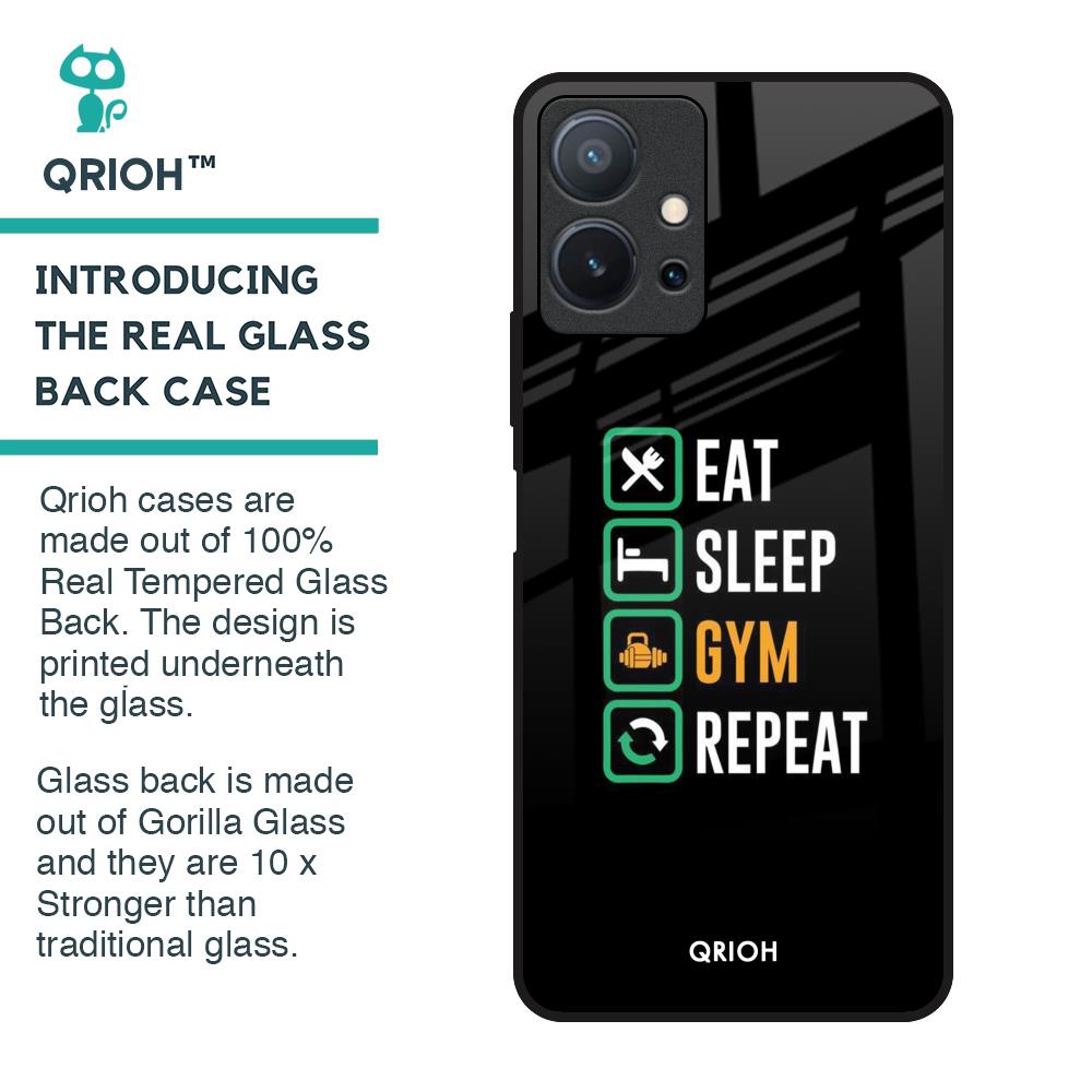 Daily Routine Glass Case for Vivo T1 5G