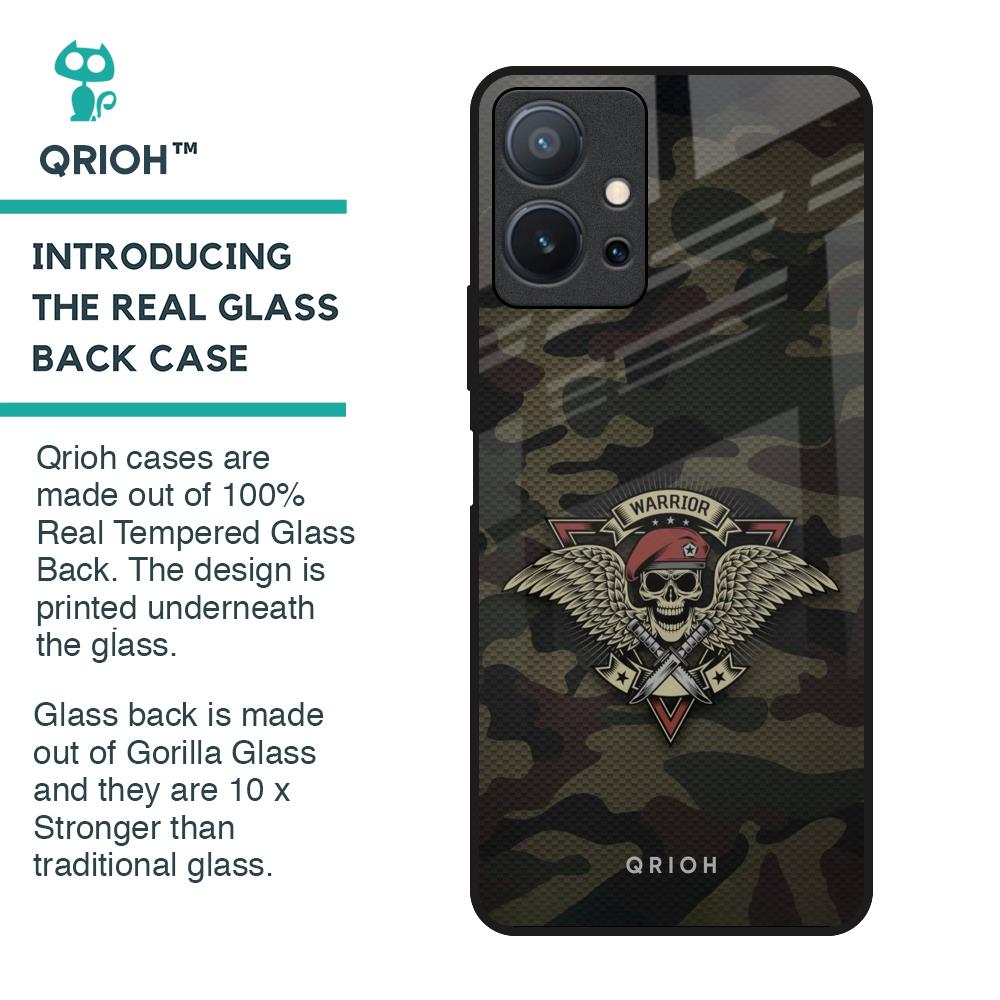 Army Warrior Glass Case for Vivo T1 5G