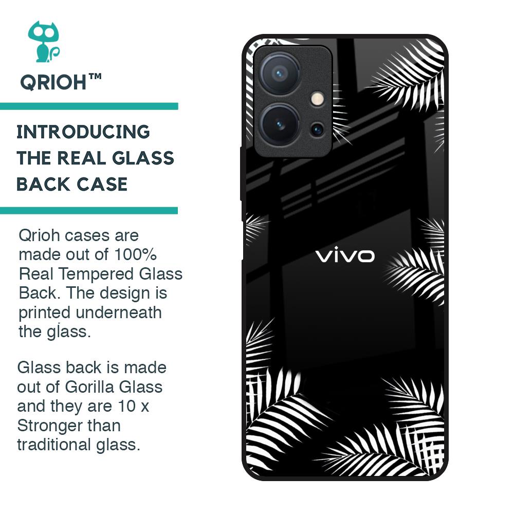 Zealand Fern Design Glass Case For Vivo T1 5G