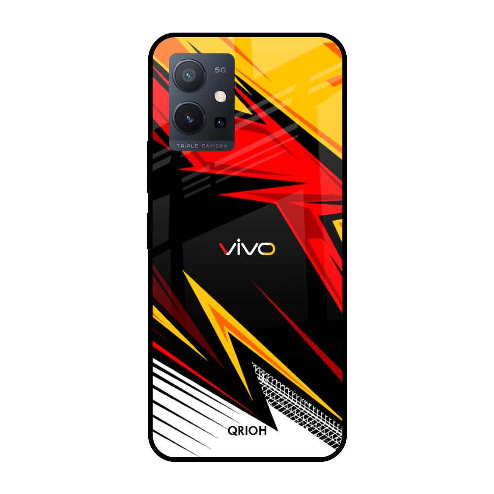 Race Jersey Pattern Vivo T1 5G Glass Cases & Covers Online