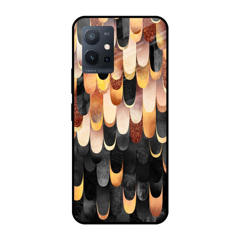 Bronze Abstract Vivo T1 5G Glass Cases & Covers Online