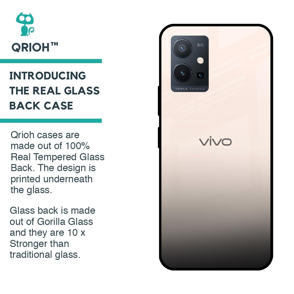 Dove Gradient Glass Case for Vivo T1 5G