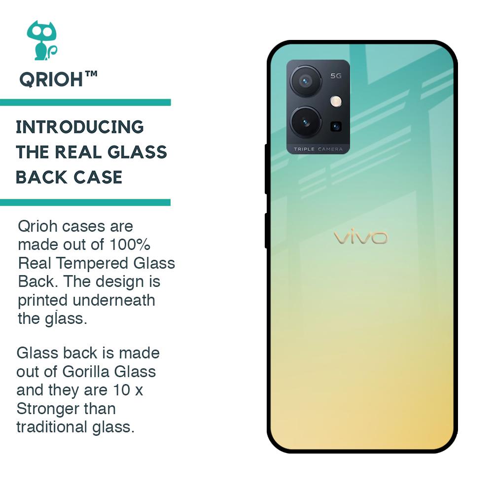 Cool Breeze Glass case for Vivo T1 5G