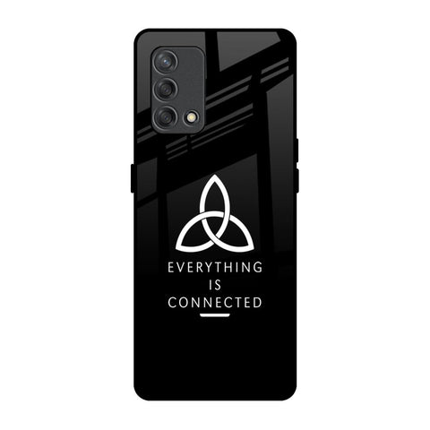 Everything Is Connected Oppo F19s Glass Back Cover Online