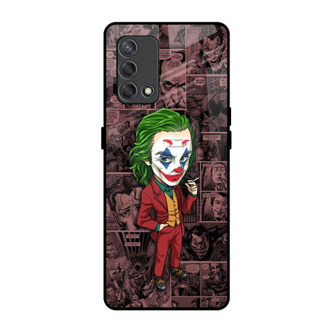 Joker Cartoon Oppo F19s Glass Back Cover Online