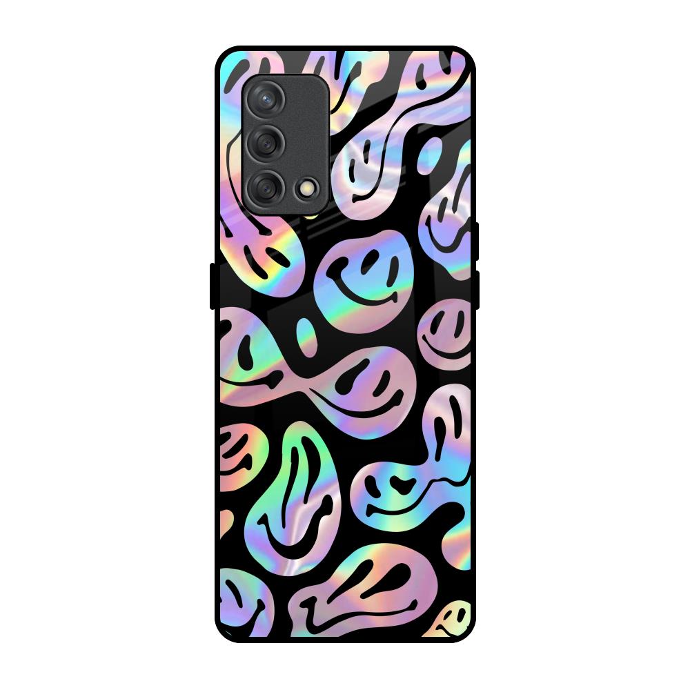 Acid Smile Oppo F19s Glass Back Cover Online