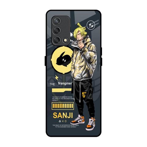 Cool Sanji Oppo F19s Glass Back Cover Online