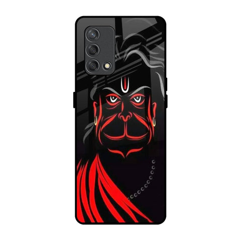Lord Hanuman Oppo F19s Glass Back Cover Online