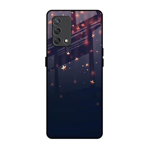 Falling Stars Oppo F19s Glass Back Cover Online