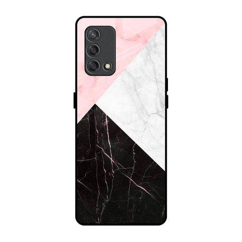 Marble Collage Art Oppo F19s Glass Back Cover Online