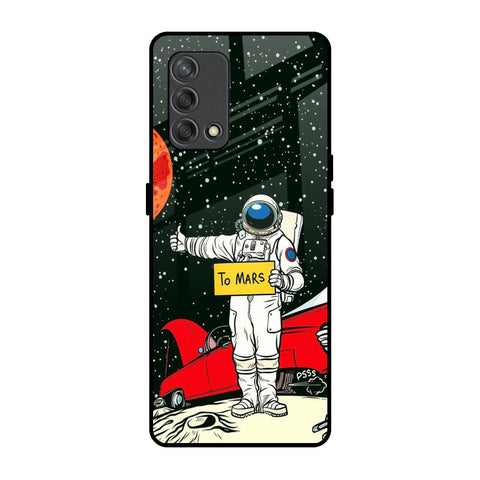 Astronaut on Mars Oppo F19s Glass Back Cover Online