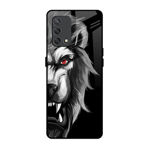 Wild Lion Oppo F19s Glass Back Cover Online