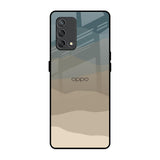 Abstract Mountain Pattern Oppo F19s Glass Back Cover Online