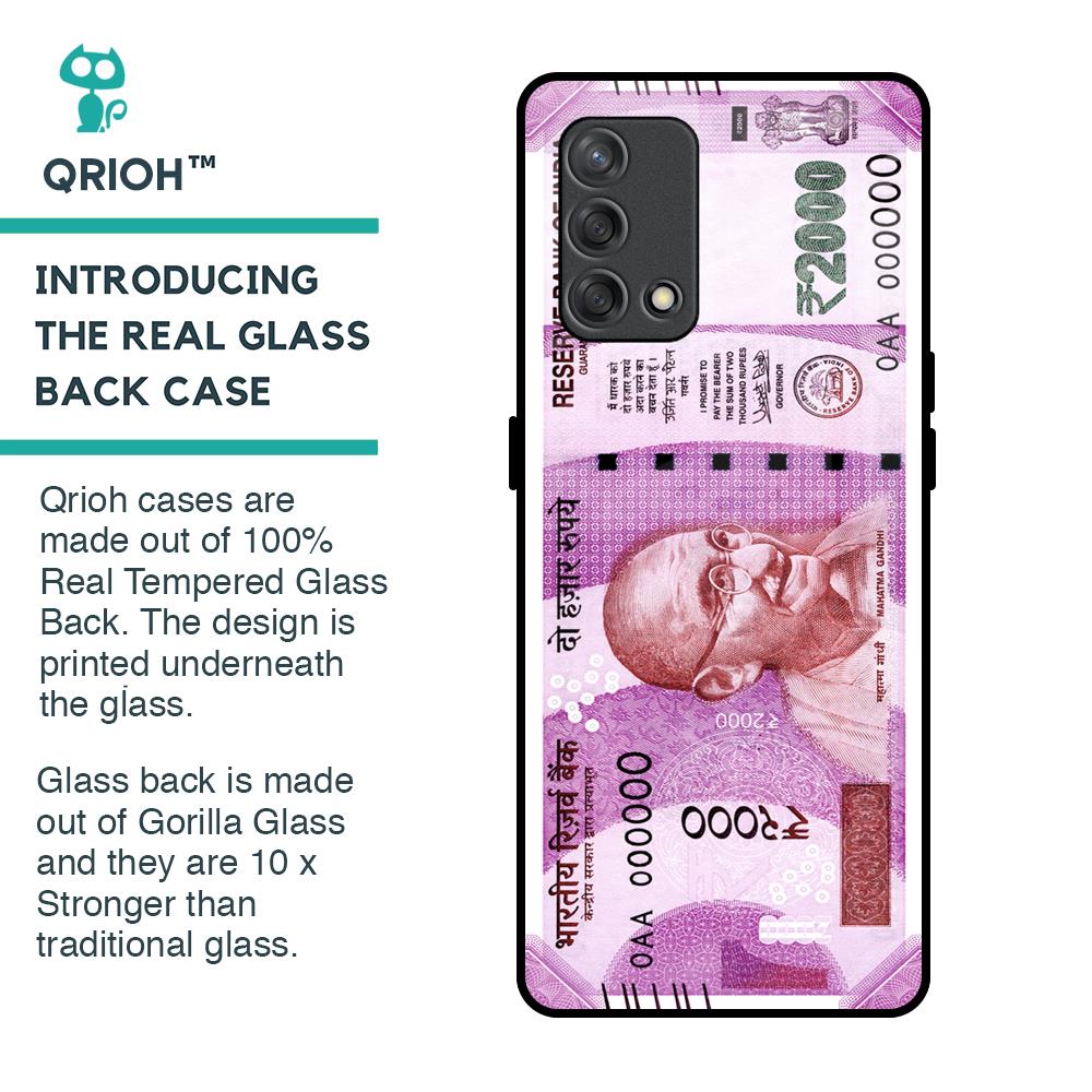 Stock Out Currency Glass Case for Oppo F19s