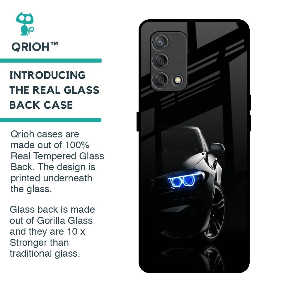 Car In Dark Glass Case for Oppo F19s