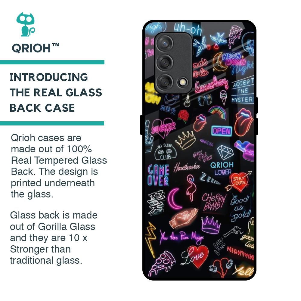 Accept The Mystery Glass Case for Oppo F19s
