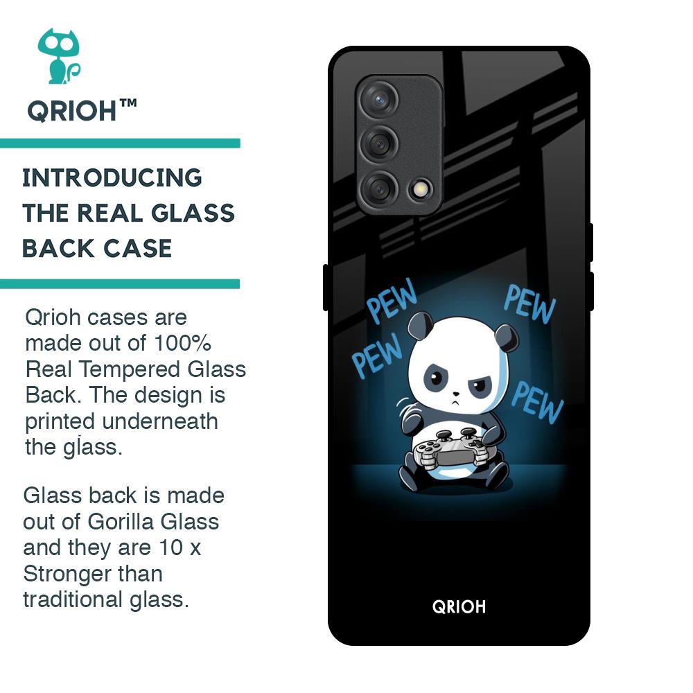 Pew Pew Glass Case for Oppo F19s