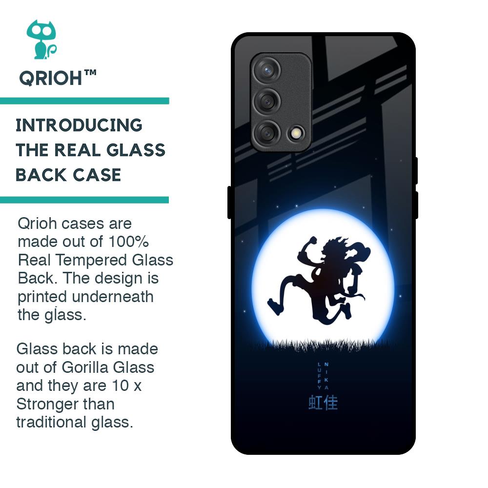 Luffy Nika Glass Case for Oppo F19s