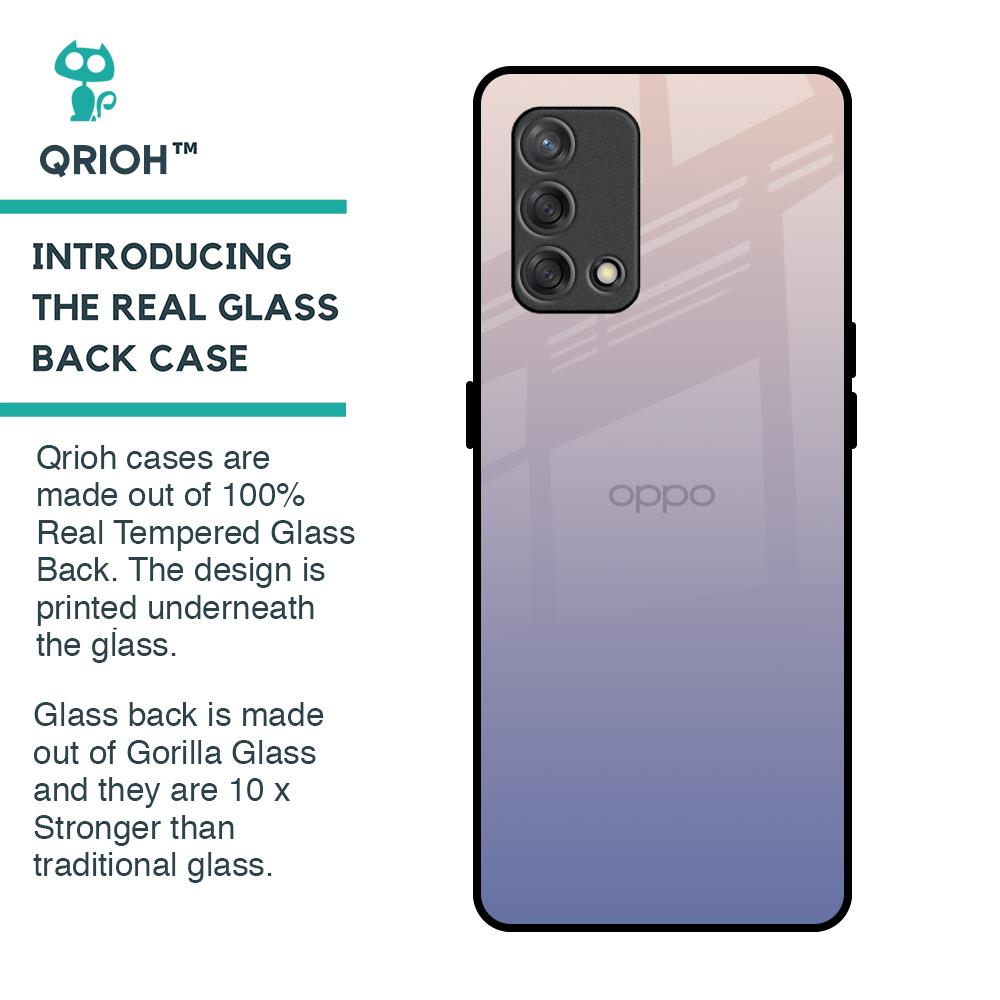 Rose Hue Glass Case for Oppo F19s