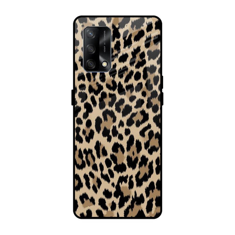 Leopard Seamless Oppo F19s Glass Cases & Covers Online