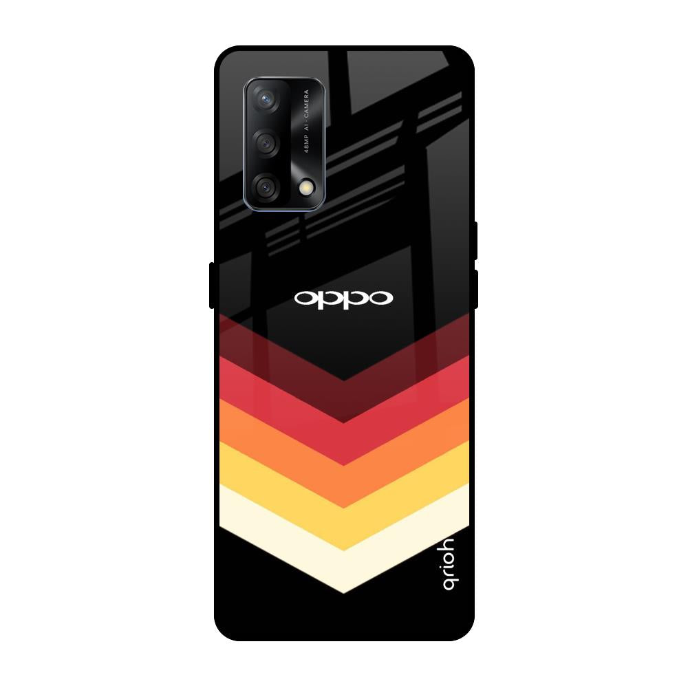 Abstract Arrow Pattern Oppo F19s Glass Cases & Covers Online