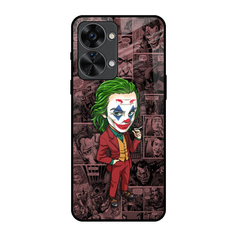 Joker Cartoon OnePlus Nord 2T 5G Glass Back Cover Online