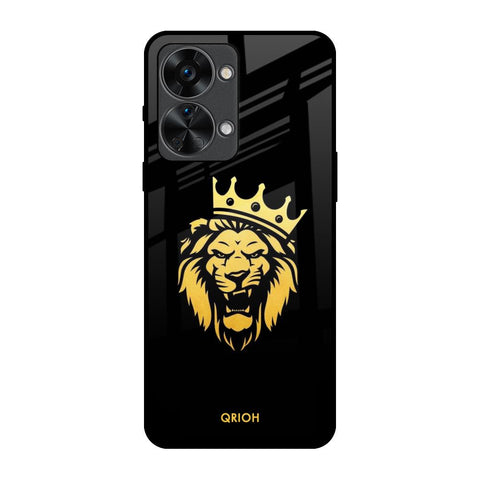 Lion The King OnePlus Nord 2T 5G Glass Back Cover Online