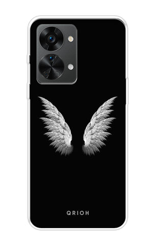 White Angel Wings OnePlus Nord 2T 5G Back Cover