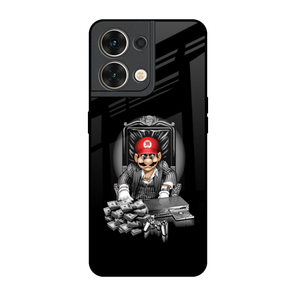 Dark Secret Oppo Reno8 5G Glass Back Cover Online