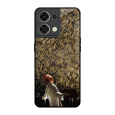 Rain Festival Oppo Reno8 5G Glass Back Cover Online