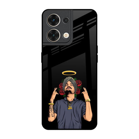 Punjabi Singer Poster Oppo Reno8 5G Glass Back Cover Online