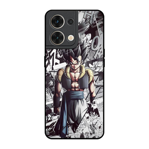 Dragon Anime Art Oppo Reno8 5G Glass Back Cover Online