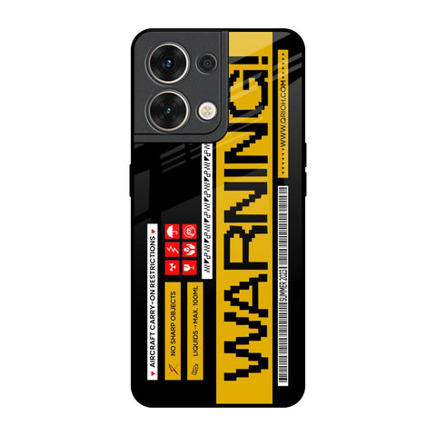 Aircraft Warning Oppo Reno8 5G Glass Back Cover Online