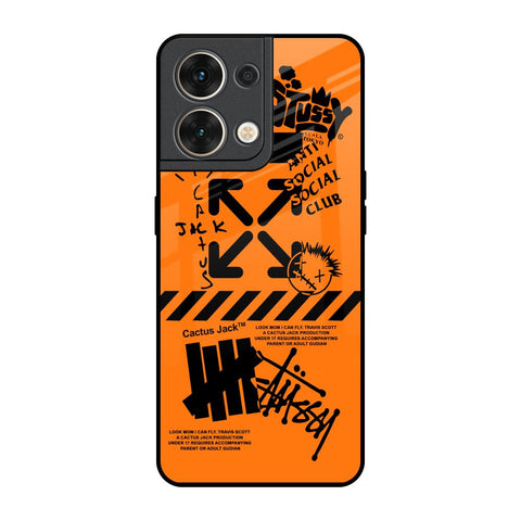 Anti Social Club Oppo Reno8 5G Glass Back Cover Online